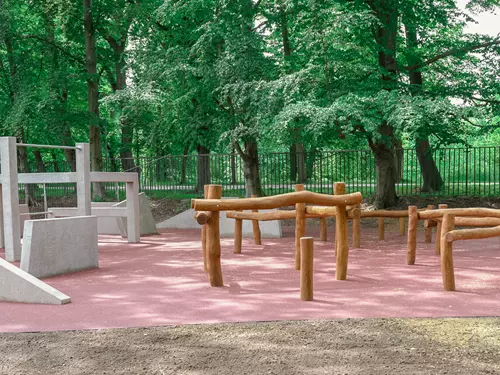 Parkour hřiště v Praze na Výstavišti